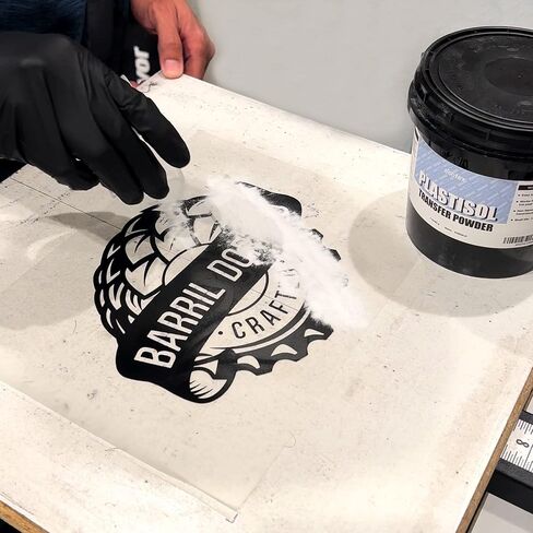 Ecotex® Plastisol Transfer Powder Screen Printing (1LB) - Bonding Powder to Heat Transfer Ink, Extends Screen Print Life, Heat Press Plastisol Transfer Powder - Iron On Transfer Powder for Fabric in Kuwait