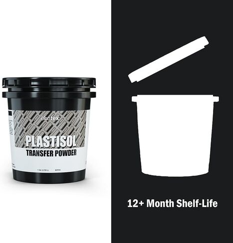 Ecotex® Plastisol Transfer Powder Screen Printing (1LB) - Bonding Powder to Heat Transfer Ink, Extends Screen Print Life, Heat Press Plastisol Transfer Powder - Iron On Transfer Powder for Fabric in Kuwait