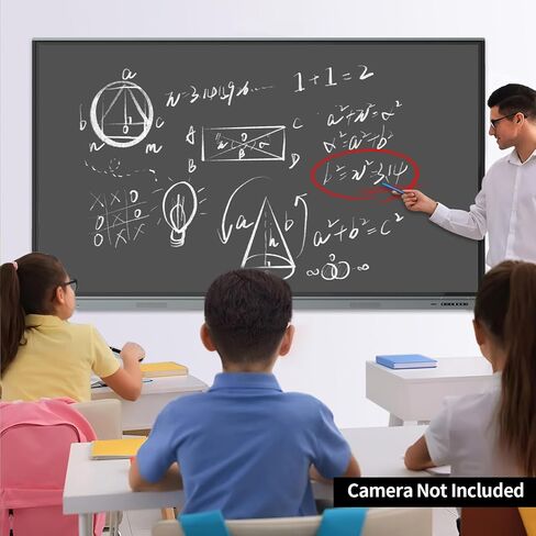 Smart Board 55 Inch 4K UHD Touchscreen Digital Whiteboard, App-Compatible Interactive Presentation Display for Classroom, Office, and Home in Kuwait