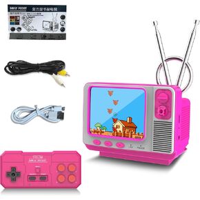 EASEGMER Handheld Game Console GV300S with 168 Classic Game Retro Video Game Console Mini TV Style Support AV Output 2 Player 3.0" Screen Electronic Machine