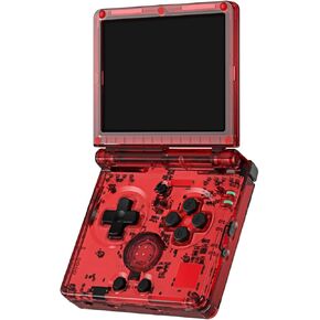 RG35XXSP Flip Handheld Game Console with 3.5 Inch IPS Screen Preload 5500+ Games 3300mAh Battery, Flip Portable Retro Game Console Support 5G WiFi Bluetooth HDMI Output (Gray)