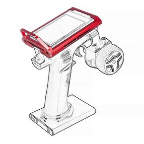 إطار حماية لجهاز الإرسال وجهاز التحكم عن بعد من سبائك الألومنيوم لجهاز Flysky Noble NB4 Pro NB4 Lite NB4 (أزرق) in Kuwait