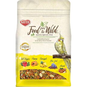 Kaytee Food from The Wild Natural Pet Cockatiel Bird Food, 2.5 Pound