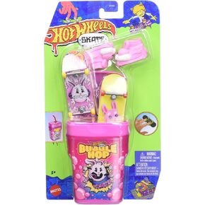 Hot Wheels Skate Vehicle Toy Pack of Erasers Erasers Bubble Explosion for Children 5 Years and Up, HWN49