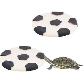 DQITJ 2 Pack Hermit Crab Resin Food Bowl Turtle Anti-Turning Food Bowl Small Reptile Feeding Dish for Hermit Crab Turtle Snail Small Reptile