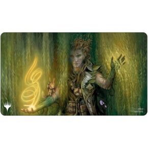 Ultra PRO - MTG Murders at Karlov Manor Playmat Kaust, Eyes of The Glade, Durable Tabletop Professional Card Game Desk Mat Accessories MTG Collector's Item