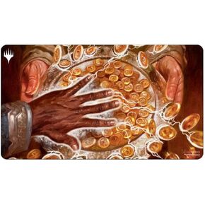 Ultra PRO - Commander Masters Card Playmat for Magic: The Gathering ft. Smothering Tithe, Protect Your Gaming and Collectible Cards During Gameplay, Use as Oversized Mouse Pad, Desk Mat