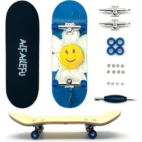 Pro Fingerboard 32mm Wooden Board Professional Finger Skateboard Trucks CNC Wheels with Bearings