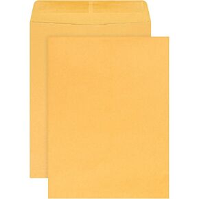 Office Depot Catalog Envelopes, 9in. x 12in., Brown, Pack Of 100, 77671