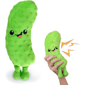 Yodeling Plush Pickle – 11" Pickle Sings Hilarious Yodels - Funny Gag Gift for Friends and Coworkers