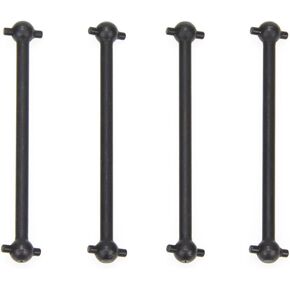 Dogbone Universal Drive Joint Cup Shaft 61mm Steel Silver Iron Black for RC Hobby Model Car HPI HSP,COJOYS,4PCS (Black)