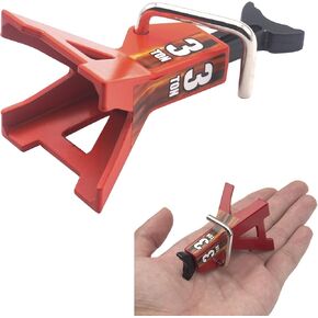 1Pcs ShareGoo 1/10 Scale RC Toy Car Metal Simulation 3 Ton Jack Stands Adjustable Height Lifting Jack Compatible with Traxxas TRX-4 Axial SCX10 Wraith Tamiya CC01 RC4WD D90 1/10 RC Crawler Truck