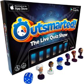 OUTSMARTED! The Live Family Quiz Show Board Game | Ages 8+ | for 2 to 24 Players (Outsmarted! 2023 Edition)