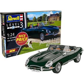 ドイツレベル(Revell) German Level 07687 1/24 Jaguar E-Type Roadster Plastic Model