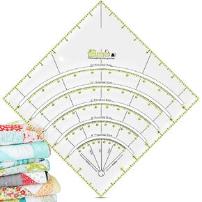 Acrylic Ruler for Cutting Fabric - Quilt Rulers for Quilting Sewing Supplies Multifunctional Ruler for Sewing Fabric Ruler Curve Ruler Quilting Tools - Quilting Square Ruler Sewing Rulers for Quilting