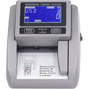 آلة عداد النقود، عداد فاتورة بشاشة LCD عالية الدقة مع MG، الأشعة فوق البنفسجية، الأشعة تحت الحمراء، كشف التزييف MT، عداد نقدي بمقبض محمول للبنوك والمتاجر ومحلات السوبر ماركت (قابس الولايات المتحدة) in Saudi Arabia