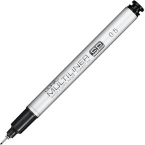 Copic Multiliner SP Black Ink Marker, 0.5 Tip