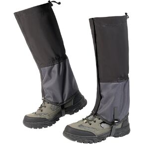Upgraded Gators for Hiking Boots and Shoes, Adjustable Leg Gaiters for Men Women, 600D Oxford Waterproof Snow Boot Gaiters for Hiking, Trail Running, Hunting, Walking, Snowshoeing, Mountain Climbing
