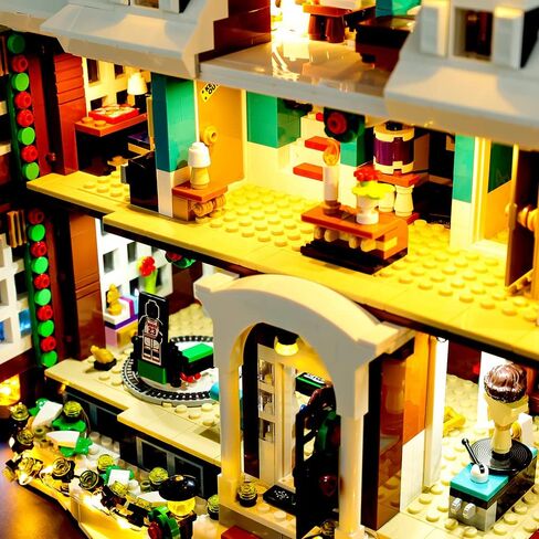 مجموعة إضاءة LED من SIROD لنموذج Lego Home Alone 21330، إضاءة لنموذج Lego Ideas Home Alone (يتضمن الضوء فقط) in Kuwait