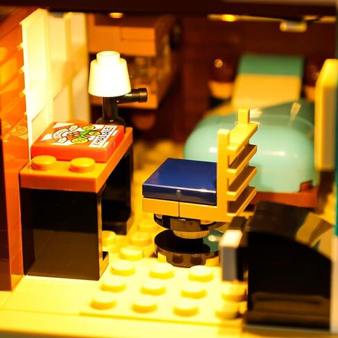 مجموعة إضاءة LED من SIROD لنموذج Lego Home Alone 21330، إضاءة لنموذج Lego Ideas Home Alone (يتضمن الضوء فقط) in Kuwait