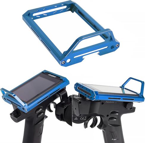 إطار حماية لجهاز الإرسال وجهاز التحكم عن بعد من سبائك الألومنيوم لجهاز Flysky Noble NB4 Pro NB4 Lite NB4 (أزرق) in Saudi Arabia