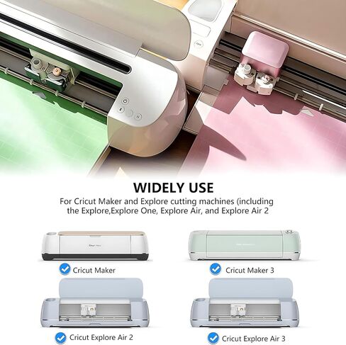 Deep Cut Blade for Cricut Maker 3/Maker/Explore 3/Air 2/Air/One/Venture,60° Deep Point Blade and Housing for Cutting Metallic/Genuine Leather, Craft/EVA Foam, Aluminum Foil, Magnetic Sheet,Etc in Saudi Arabia