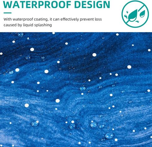 لوحة ماوس ألعاب كبيرة بموجات البحر اليابانية للمكتب، سجادة مكتب بحواف مدرزة، وسادة مكتب مقاومة للماء، قاعدة مطاطية غير قابلة للانزلاق، لوحة مفاتيح كمبيوتر مقاس 31.5 × 11.8 بوصة، لوحة ماوس كبيرة XL in Kuwait