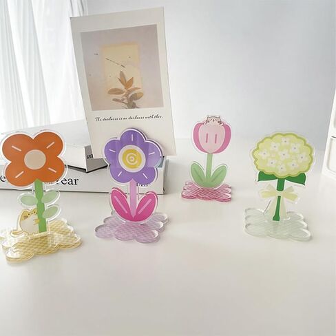 Cabilock 4pcs Photo Clip Note Clip Picture Fixing Clamps Memo Clip for Home Note Holder Photo Holder Clip Stand Simple Note Stand Memo Clips Photo Holders Acrylic Table Number Office Cute in Saudi Arabia