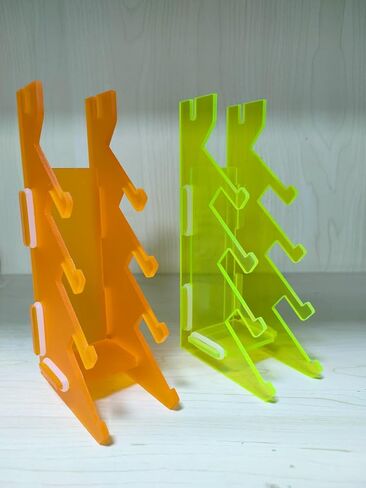 Fingerboard Racks Displyer -Fingerskate Board Holder -Quality Acrylic-Color (Green) in Kuwait