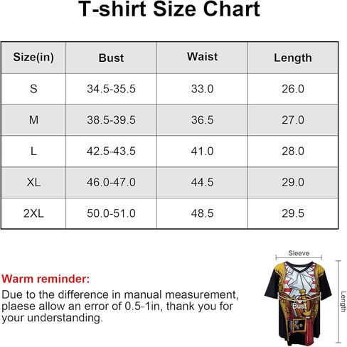 زي القراصنة زي الرجال والنساء الملحقات، تي شيرت مضحك قراصنة الرحلات البحرية، قميص الكاريبي الجدة لجميع القديسين in Kuwait