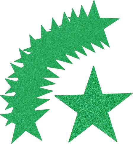 MECCANIXITY Glitters Star Cutouts Paper Five Star Confetti Cutouts for Birthday Party Classroom Wedding Bulletin Board Wall Decorations 5.3 Inches,(Dark Blue) Pack of 50 in Kuwait
