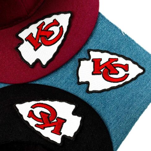 4Pcs Iron On Patches for Chiefs Clothing Sew On Embroidered Patch DIY Applique for Jeans, Jackets, Hats in Saudi Arabia