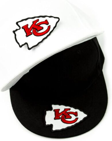 4Pcs Iron On Patches for Chiefs Clothing Sew On Embroidered Patch DIY Applique for Jeans, Jackets, Hats in Saudi Arabia