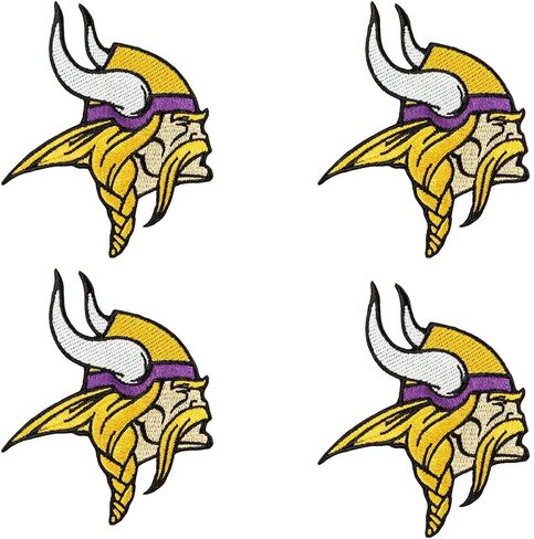 4Pcs Iron On Patches for Chiefs Clothing Sew On Embroidered Patch DIY Applique for Jeans, Jackets, Hats in Saudi Arabia