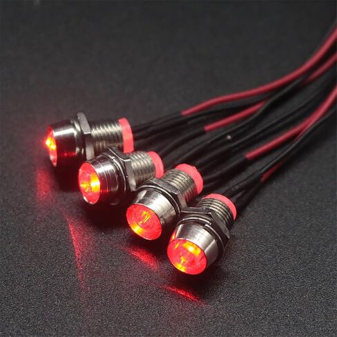 4Led RC Truck Car Led Light Kit,WONFAST LED RC Car Headlights Taillight Set Accessories for 1/10 1/12 1/8 RC Car Truck Tank Crawler for Redcat Axial HSP Tamiya SCX10(Yellow) in Saudi Arabia