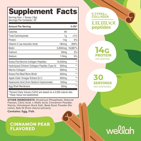 The Afterglow Multi Collagen Protein + Beauty (30 Servings, Orange Mango) - Hair, Skin, Nail & Joint Support - Non-GMO and Gluten Free in Saudi Arabia