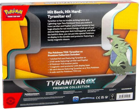 صندوق مجموعة بطاقات بوكيمون التجارية Tyranitar Ex Premium Collection in Saudi Arabia