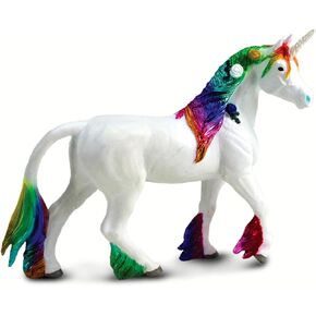 Safari Ltd. Rainbow Unicorn - Realistic 5.5" Mythical Figure - Magical Toy for Girls, Boys, and Kids Ages 3+