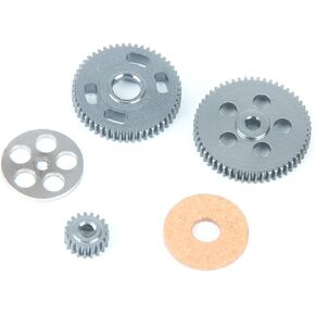 LCX Racing 1/24th RC Crawler Car Metal 0.3 Mod Transmission Gear Set Gearbox Gears for Axial AX24 XC-1 SCX24, Upgrades Parts Accessories