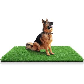 43.5 x 29.8 inches Fake Grass Pee for Dogs Artificial Grass Rug Pad for Puppy Potty Washable Grass Mat for Pet Training with Drainage Hole and Easy to Clean