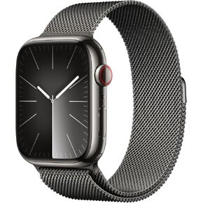 Apple Watch Series 9 [GPS + Cellular 41mm] Smartwatch with Pink Aluminum Case with Pink Sport Loop. Fitness Tracker, Blood Oxygen & ECG Apps, Always-On Retina Display, Carbon Neutral (Renewed)
