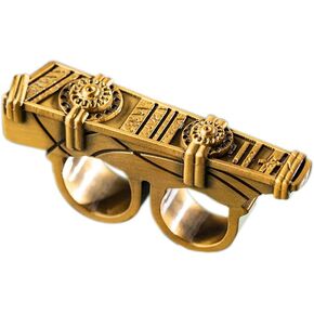 A&C Hero Sling Ring Props Magic Power Ring Cosplay لهدايا الهالوين (ذهبي)