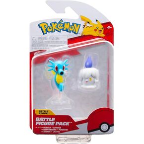 Pokemon Battle Figure Horsea & Litwick 3-Inch Mini Figure 2-Pack