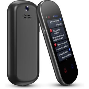 Language Translator Device 137+ Languages Instant Two-Way Translator Device, Real Time Voice Translation Device Support Online/Offline/Photo Translation with 3"HD Touchscreen for Business Travel Gift
