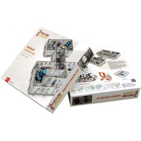 مجموعة Dungeons & Lasers Fantasy Starter مع 286 قطعة من ملحقات D&D Terrain وDND لألعاب RPG المتوافقة مع 5E - غير مصبوغة وغير مجمعة - للأعمار من 14 عامًا فما فوق