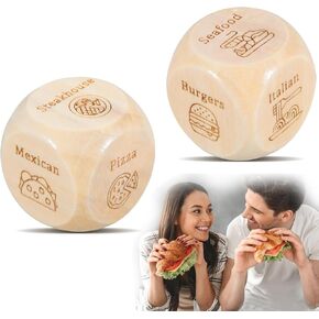Date Night Dice, Couples Games, Fun Night Dating Decision Dice, Love Dice, Romantic Date Night Ideas for Him and Her(5pcs)