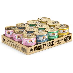 Weruva Classic Cat Food, Variety Pack, Paw Lickin' Pals Wet Cat Food, 3oz Cans (Pack of 24)