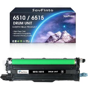 6510 6515 108R01420 108R01419 108R01418 108R01417 Drum Unit Replacement for Xerox Phaser 6510DN 6510DNI 6510DNM 6510N WorkCentre 6515DN 6515DNI 6515DNM 6515N Printer (Black,1-Pack)