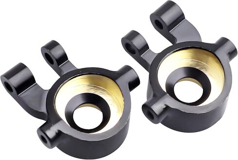 HobbyPark Brass Front Steering Knuckles Caster Blocks C-Hubs Weights Wheel Hex for 1/18 Traxxas TRX4M Upgrades Replacement w/Bearings in Kuwait