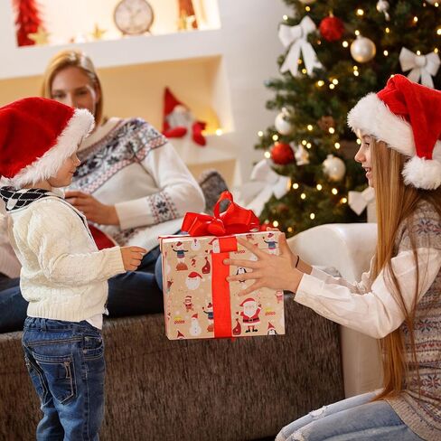 لفة ورق تغليف عيد الميلاد من Aimyoo Sports Dinosaur Kraft، ورق تغليف هدايا عيد الميلاد 17 بوصة × 32 قدم in Kuwait